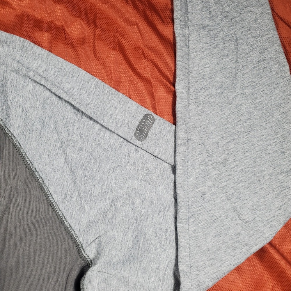 2013 Nike Long‎ Sleeve T shirt Grey Embroidered Swoosh Men's Large - Picture 14 of 16